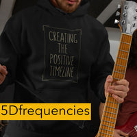 PositiveTimeline Unisex Red College Hoodie