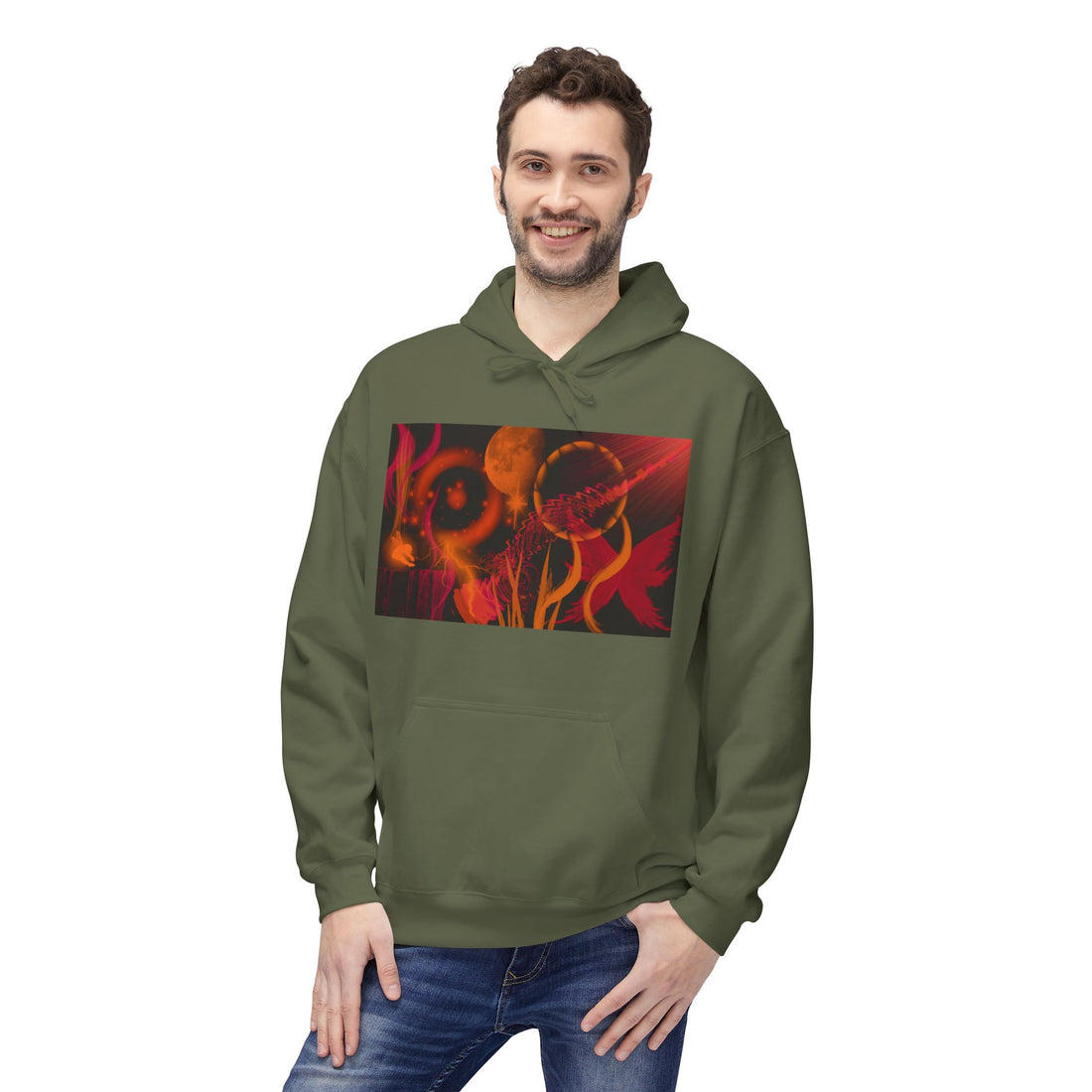 Joy Frequency Unisex Midweight Softstyle Fleece Hoodie