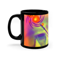 Anti Mind Control Orange 11oz Black Mug