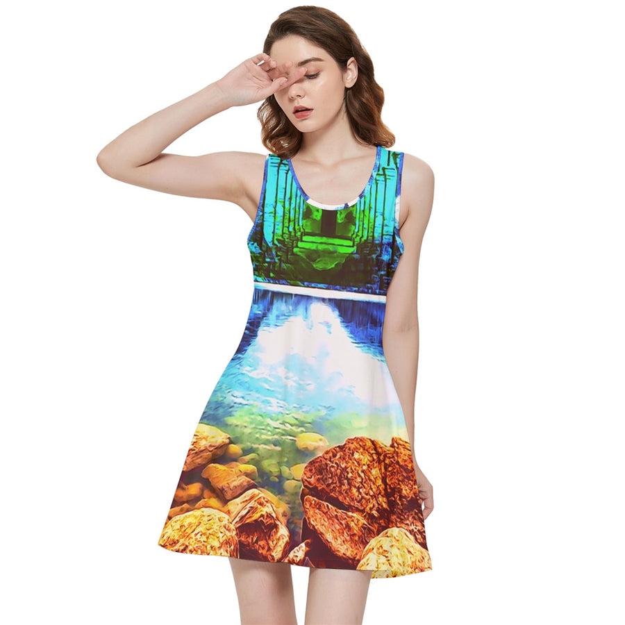 Protect your home and frequency Inside Out Racerback Dress