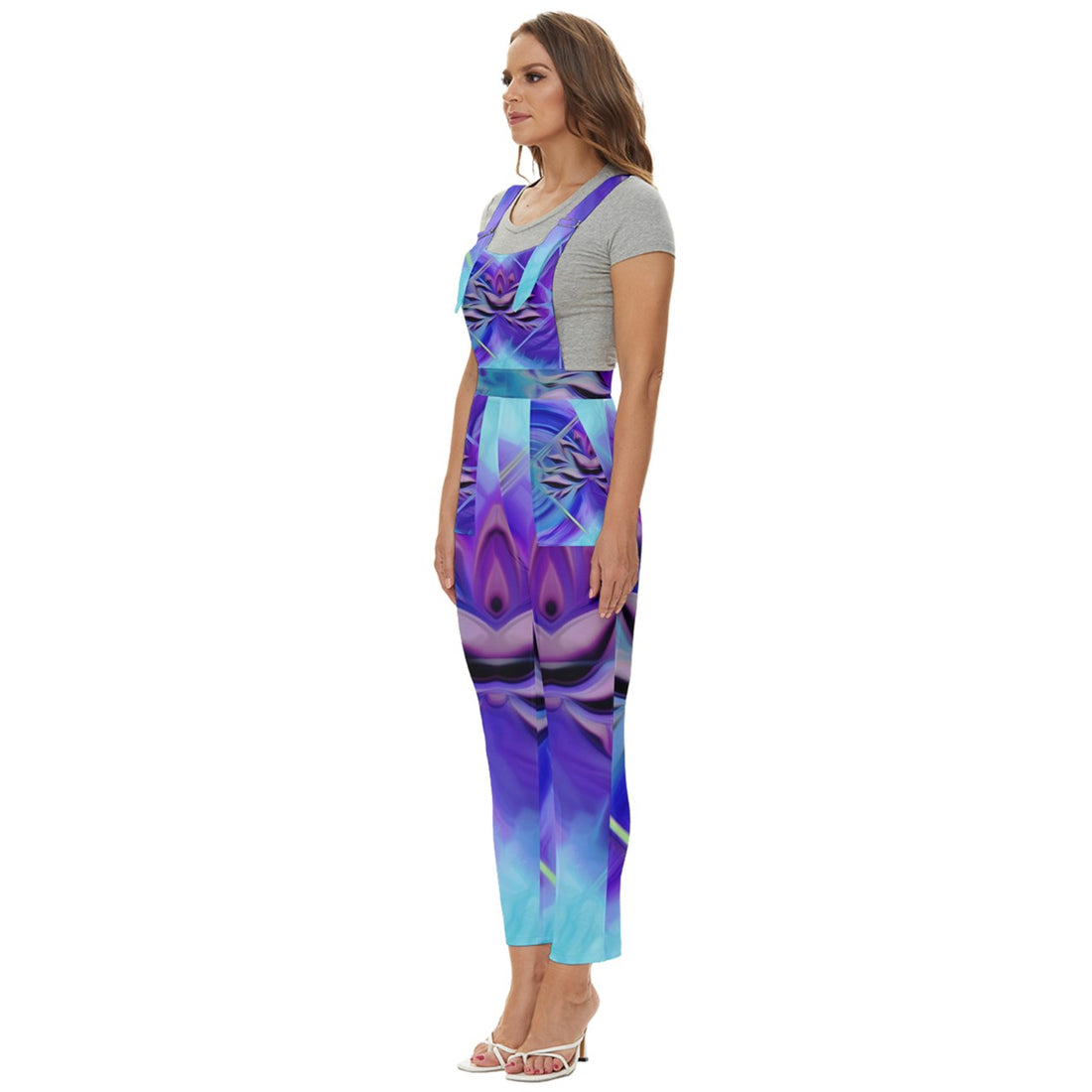 Twin Flames & Multidimensional Benefits Women's Pinafore Overalls Jumpsuit