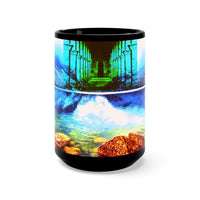 Protect your home and frequency - Black Mug 15oz