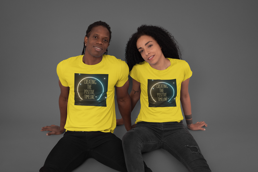 Creating The Positive Timeline All Colors Unisex Heavy Cotton Tee
